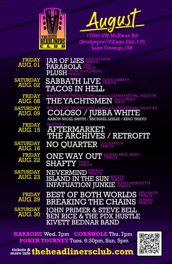 The Headliners Club - Lake Oswego, Oregon