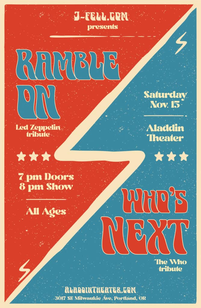ramble on [led zeppelin tribute] with Who's Next [The Who] at Aladdin Theater