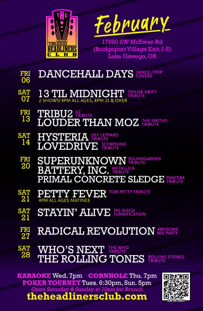 October Concerts at The Headliners Club