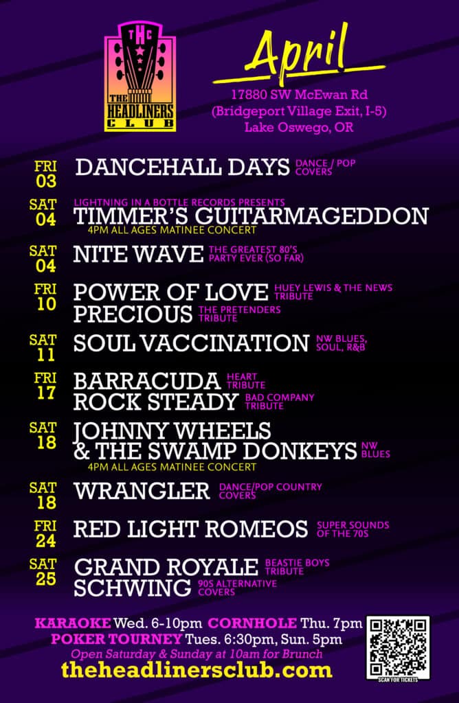 2026-04 HEADLINERS - April - 11X17 October Concerts at The Headliners Club