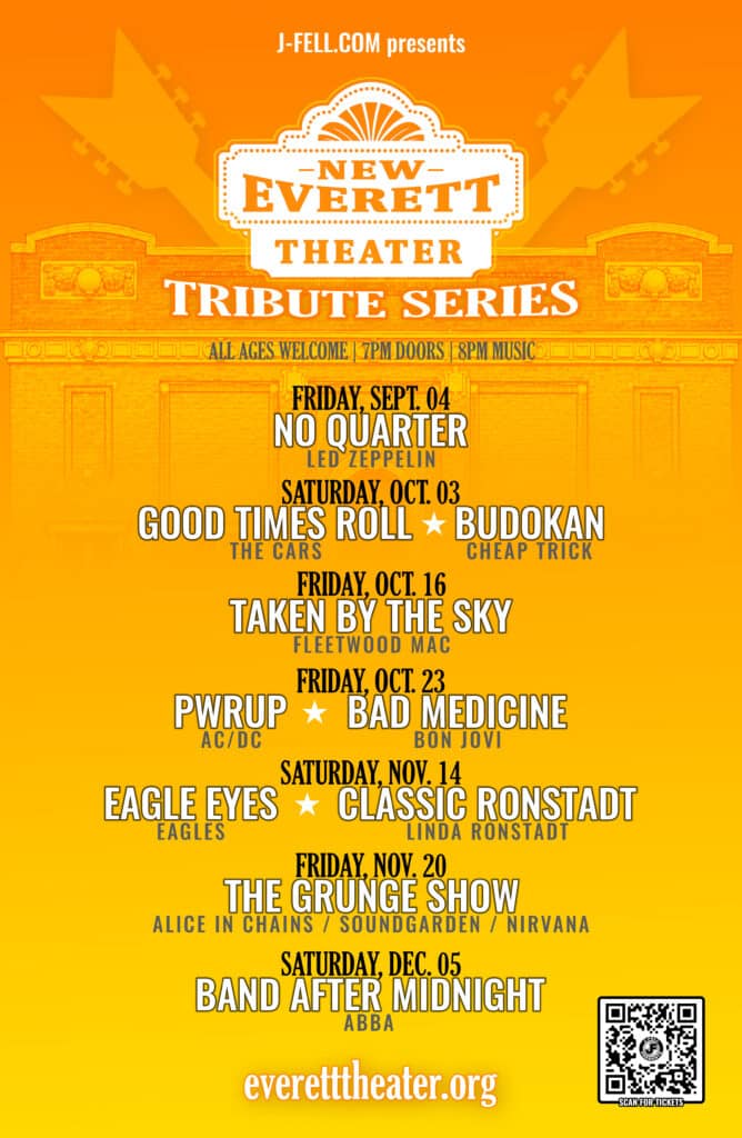 2026 Everett Theater - 11X17 (Poster) October Concerts at The Headliners Club